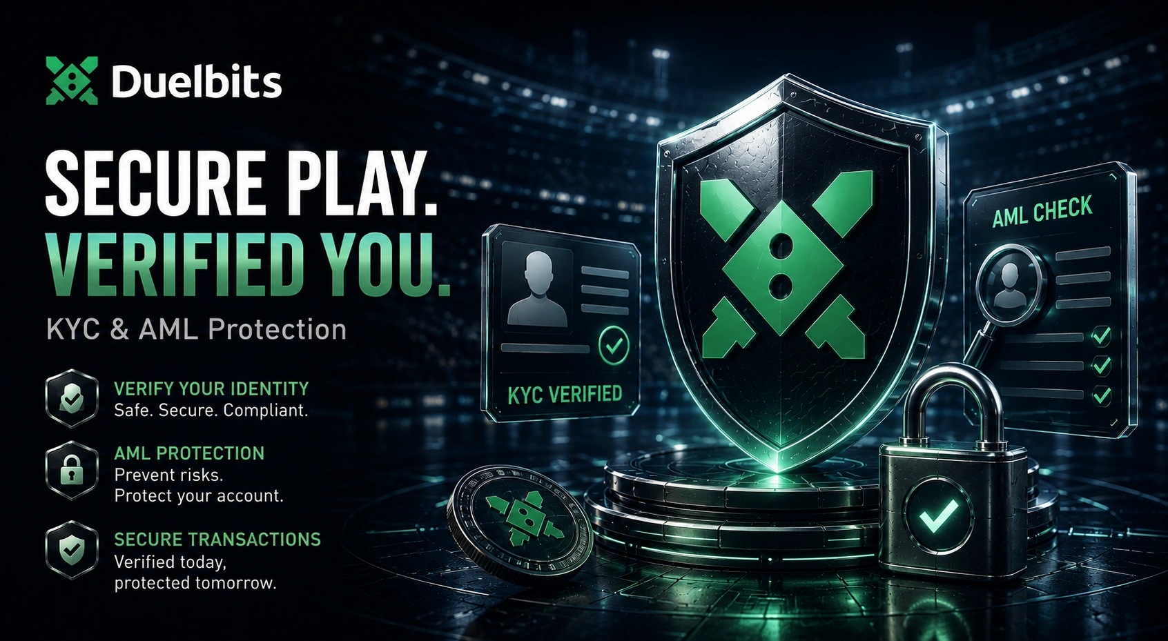 Duelbits identity verification and secure compliance process